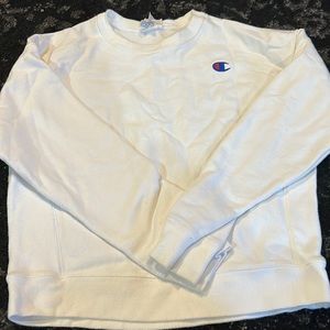White Champion Sweatshirt Size M